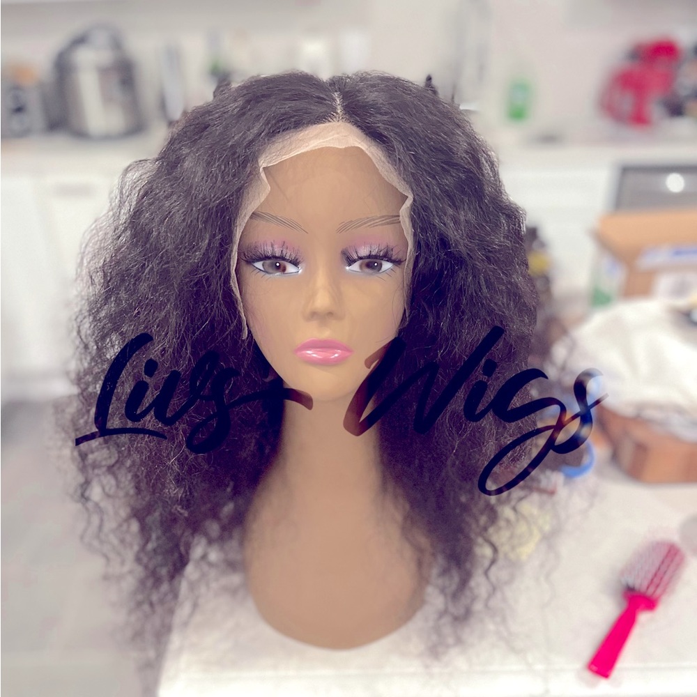 Handmade Frontal Curly Unit